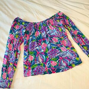 Lilly Pulitzer Lana-Off-The-Shoulder Top